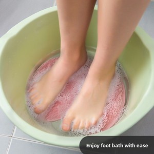 Alfombrilla Antideslizante de Silicona para Bañera, Material TPE, Toalla de Baño para Masaje de Pies y Espalda - Product Image 2