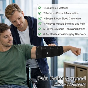 Soporte de Rodilla Ajustable con Correas para Protección de Lesiones, Rehabilitación y Uso Deportivo - Product Image 6