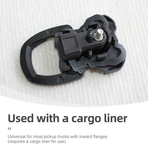 Ganchos de Cuerda de Plástico Compatibles con la Forro de la Caja de la Camioneta - Universales para Camionetas Mitsubishi <span class=keywords><strong>L200</strong></span> Triton Hilux Great Wall Poer Mazda BT50 - Product Image 3