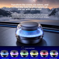 Nouveau diffuseur d'aromathérapie automatique à brume nuageuse en ABS pour siège de voiture avec éclairage d'ambiance et décoration automobile