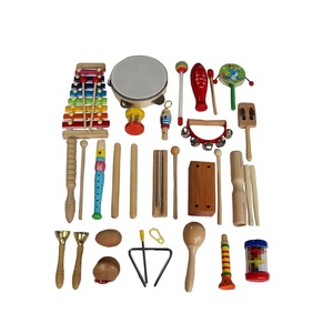 Juego de Instrumentos de Percusión de Madera al por Mayor con Xilófono, Maraca, Flauta Piccolo y Tubo de Sonido para la Educación Musical y el Juego Infantil - Product Image 2