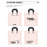 Sac de courses en plastique PE personnalisé avec poignée, logo personnalisé, sac de courses en plastique pour l'épicerie au détail