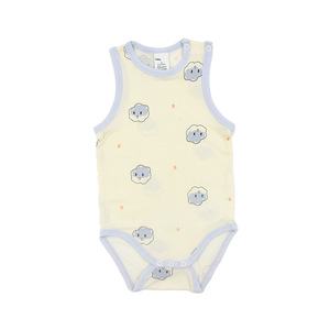 Ropa infantil de verano para niños y niñas, chaleco sin mangas para bebés, pelele triangular, traje para gatear, diseño estampado de talla grande para extranjeros - Product Image 4