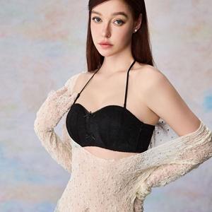 <span class=keywords><strong>Reggiseno</strong></span> <span class=keywords><strong>Senza</strong></span> <span class=keywords><strong>Spalline</strong></span> Estivo Meteor Valley 336, Multiuso, Sexy in Pizzo, Anti-Cedimento, <span class=keywords><strong>Senza</strong></span> Ferretto, Tinta Unita, Coppa Piccola - Product Image 3