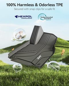 Tapis de sol 3W, imperméable et tout temps, facile à nettoyer pour <span class=keywords><strong>Tesla</strong></span> Model Y 2021-2024 <span class=keywords><strong>Pet</strong></span> Friendly - Product Image 5
