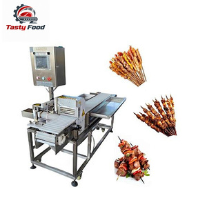 Máquina Comercial para Hacer Brochetas de Carne de Cerdo, Res, Pollo y Lombo, Máquina para Enhebrar Brochetas de Salchicha Sin Gluten para Barbacoa - Product Image 5