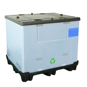 Ağır özelleştirilmiş oluklu karton katlanır lojistik katlanabilir plastik palet kol paketi konteynerler kutuları - Product Image 1