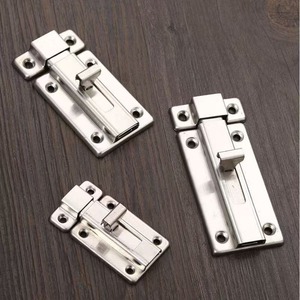 Stainless Steel Double Headed Latch 2 3 4 Inch Self <b>Locking</b> Pin Wardrobe Door Catch Minimalist Design Durable - Product Image 1