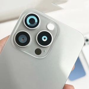 Repuesto <span class=keywords><strong>de</strong></span> Cristal Trasero Unibody para <span class=keywords><strong>iPhone</strong></span> <span class=keywords><strong>14</strong></span> 15 16 17 Pro Max, Carcasa Trasera con Marco, Bisel, Placa Metálica, Anillo Magnético y Cubierta - Product Image 3