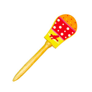 Orff 바순 장난감 나무 긴 손잡이 캐스터네츠 어린이 타악기 도매 악기 액세서리 - Product Image 4