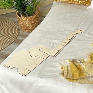 Niños niño elefante pared <span class=keywords><strong>madera</strong></span> <span class=keywords><strong>medidor</strong></span> altura medición regla crecimiento tabla guardería decoración baby shower nuevo regalo para Padres - Product Image 3