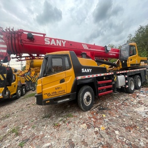 Grue sur camion d'occasion Sany 25T, hauteur de levage 32M, composants essentiels moteur et pompe, prix avantageux en promotion, bon état de fonctionnement - Product Image 2