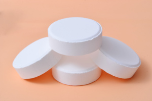 B0715 tabletas de limpieza de piscina prensadas duras 3 pulgadas 200g 90% píldoras de piscina - Product Image 4