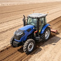 Tractor Agrícola de Servicio Pesado de 130 HP, Precio de Fábrica para Agricultura a Gran Escala