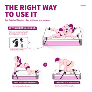 Bed <b>Bondage</b> Restraints Webbing <b>Straps</b> For Adult - Product Image 4
