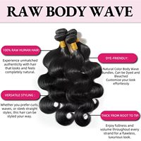 Extensiones de Cabello Humano Ondulado 15A, Cabello Vietnamita 100% Sin Procesar, Negro Natural para Mujeres, Trama Doble a Máquina, Abundante y Grueso