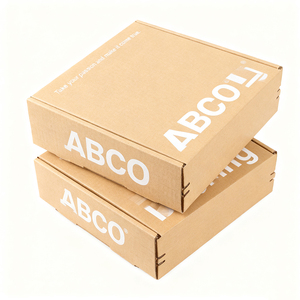 Boîtes d'expédition en carton recyclable avec laminage brillant personnalisées pour les produits de beauté et de bijouterie - Product Image 2