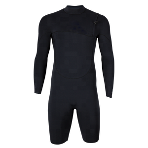 Traje de Neopreno Personalizado con Logotipo <span class=keywords><strong>para</strong></span> Hombre, 3mm 2mm 4mm, Superelástico, con Cierre en el <span class=keywords><strong>Pecho</strong></span>, Mangas Largas y Piernas Cortas, <span class=keywords><strong>para</strong></span> Surf, Buceo y Deportes Acuáticos de Primavera - Product Image 3