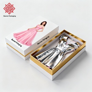 Baoren High Quality Apparel Cocktail <b>Bridesmaid</b> Evening Wedding Dress Storage Large Packaging Box Paper Boxes <b>for</b> Dresses - Product Image 5