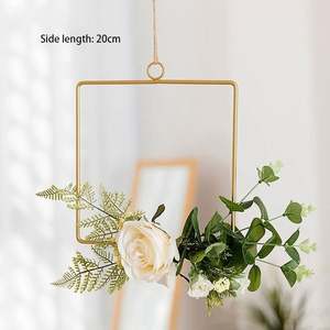 Cesta tejida Arte <span class=keywords><strong>para</strong></span> paredes Flores coloridas Lavandería Balcón Colgante Maceta grande <span class=keywords><strong>Colgar</strong></span> Suculentas Cestas de mimbre Plantas - Product Image 3