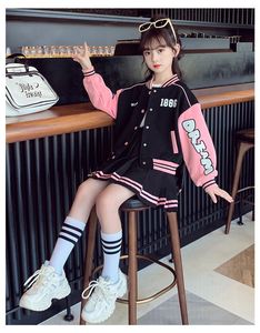 Conjunto de vestidos deportivos informales para niñas, abrigo de béisbol de Primavera/otoño con Falda plisada, <span class=keywords><strong>ropa</strong></span> para adolescentes, conjunto de dos piezas para niños - Product Image 5