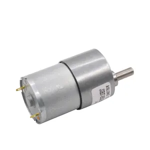 37mm dia תיבת הילוכים 12V 24 V מיני JGB37-3530 נמוך סל"ד הילוך מנוע טהור מתכת נמוך מהירות גבוהה מומנט 24 וולט Dc הילוך מנוע לרובוט