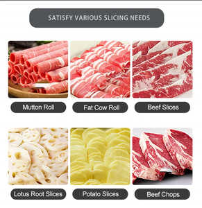 9 10 12 pouces 220 réglable détail entièrement semi-automatique séchoir italien allemand congelé agneau <span class=keywords><strong>cru</strong></span> déjeuner Mini trancheuse à viande Machine - Product Image 6