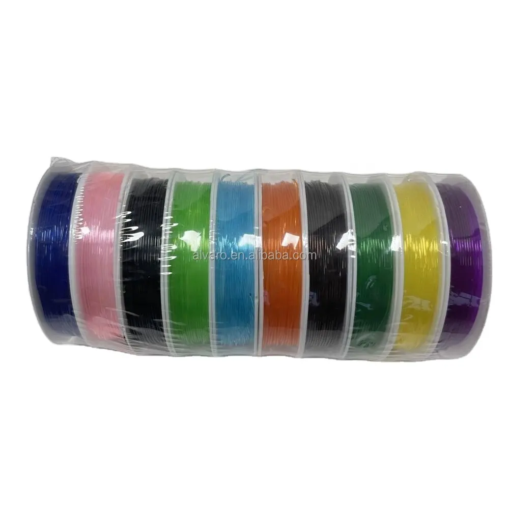 Good quality Beading Wire Stretch Thread 0.5 0.7 0.8 1 mm Elastic Crystal Line Cord String for DIY Jewelry Necklace Bracelet