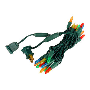 UL 상장 M5 미니 퍼플 투명 LED 크리스마스 스트링 라이트 야외 휴일 장식 IP65 등급 - Product Image 6