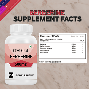 Cápsulas de Berberina HCL Orgánica Natural 500mg, Suplemento de Extracto Herbal para el Bienestar Metabólico, Comodidad Digestiva, Mejora la Inmunidad - Product Image 5