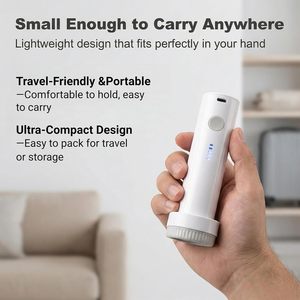 Pompe à vide sans fil mini, idéale pour les voyages, sacs de rangement sous vide, pochettes de compression pliables pour bagages, vêtements et sous-vêtements. - Product Image 5
