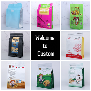 Bolsa de fondo plano, bolsa de embalaje, bolsa de comida para perros, bolsa lateral con ráfagas, embalaje de granos de café, bolsa de plástico para alimentos - Product Image 6