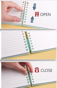 Bloc de Notas Espiral de Hojas Sueltas, Estilo Americano, A4/A5, Papel Blanco para Copiar, con Cubierta de PP, para Estudiantes - Product Image 5