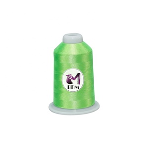 120D/2 hilo de bordar de poliéster RMP 1200 Alta solidez del color El Logotipo de embalaje de color se puede personalizar - Product Image 5