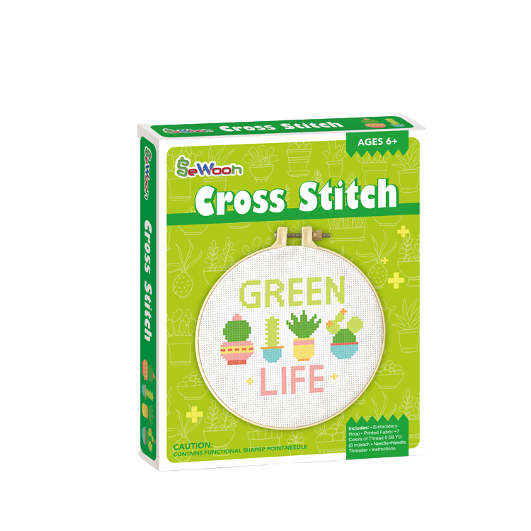 Embroidery DIY Cross Stitch Kits Plant