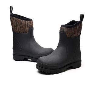 Bottes de travail de sécurité en caoutchouc pour hommes Bottes en caoutchouc pour la pêche et la <span class=keywords><strong>chasse</strong></span> en néoprène pour hommes - Product Image 4