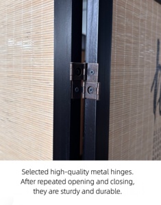 Paravento in Legno Stile Cinese Moderno, Personalizzabile con Logo e Colore, Decorazione Etnica per Sala da Tè - Product Image 4