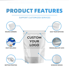 Bolsa de Plástico Sellable por Cuatro Lados a Prueba de Humedad - Reutilizable con Refuerzo Lateral Cuádruple BOPP/VMPET/PE para Alimentos para Mascotas y Chicle - Product Image 4