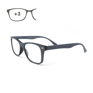 Occhiali da lettura grigi Illinois con ingrandimento +3.0 - Product Image 1
