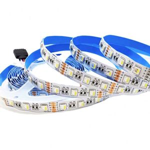 Best Seller 5050 RGBW/RGBWW <strong>4</strong>-in-1 <strong>LED</strong> Ambient Light Strip Low Voltage 12/24V 3M Adhesive Backing Flow Colored Light 12mm Width - Product Image 1