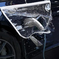 Cubierta Protectora Transparente de Alta Calidad para Puerto de Carga de Vehículos Eléctricos, Impermeable y a Prueba de Polvo, para Autos, SUV y Vehículos Eléctricos