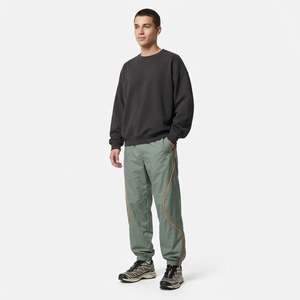 Pantalon coupe-vent d'hiver chaud pour homme, à blocs de couleur, taille élastique, léger, décontracté, sportif, avec bande latérale, nouvelle qualité - Product Image 5