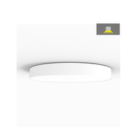 Lámpara de Techo LED Redonda de 60 cm y 70 cm de Diámetro, Lámpara Colgante LED Redonda y Plana para Dormitorio