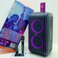 Haut-parleur Bluetooth 5.3 QS-6206 pour le commerce international, double haut-parleur de 6,5 pouces 40W avec batterie intégrée, idéal pour le KTV à domicile et les événements extérieurs