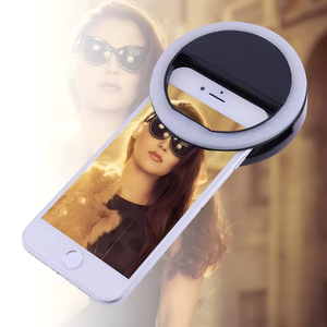 36 LED <span class=keywords><strong>Selfie</strong></span> <span class=keywords><strong>Ring</strong></span> <span class=keywords><strong>Light</strong></span> pour Smartphone Boîte en plastique durable à 3 niveaux de luminosité - Product Image 5