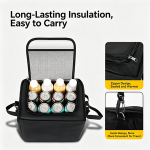 Organisateur de coffre de voiture pliable avec compartiment isotherme pour aliments, boissons, équipement de <span class=keywords><strong>camping</strong></span> et aventures en plein air - Product Image 3