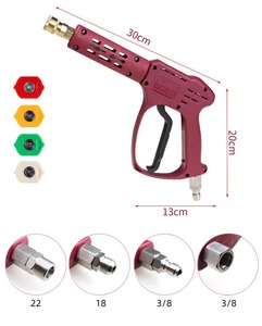 Pistolet à eau haute pression pour nettoyage de voiture, connecteur de tuyau pour buses à connexion rapide - Product Image 4