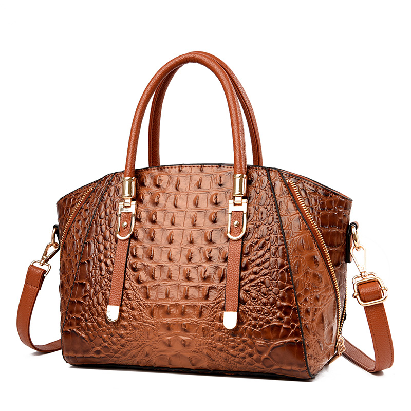 JIANUO Luxury handbag fashion trends 2020 unique designer Crocodile retro handbag