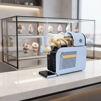 Machine à Slush Domestique 1,8L à Congélation Rapide, 6 Saveurs Préprogrammées (Glace, Cola, Milkshake), Sans Blocage