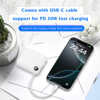 Nouvelle batterie externe à écran numérique 2025 avec protection contre la décharge excessive, 10000 mAh, charge rapide 22,5 W